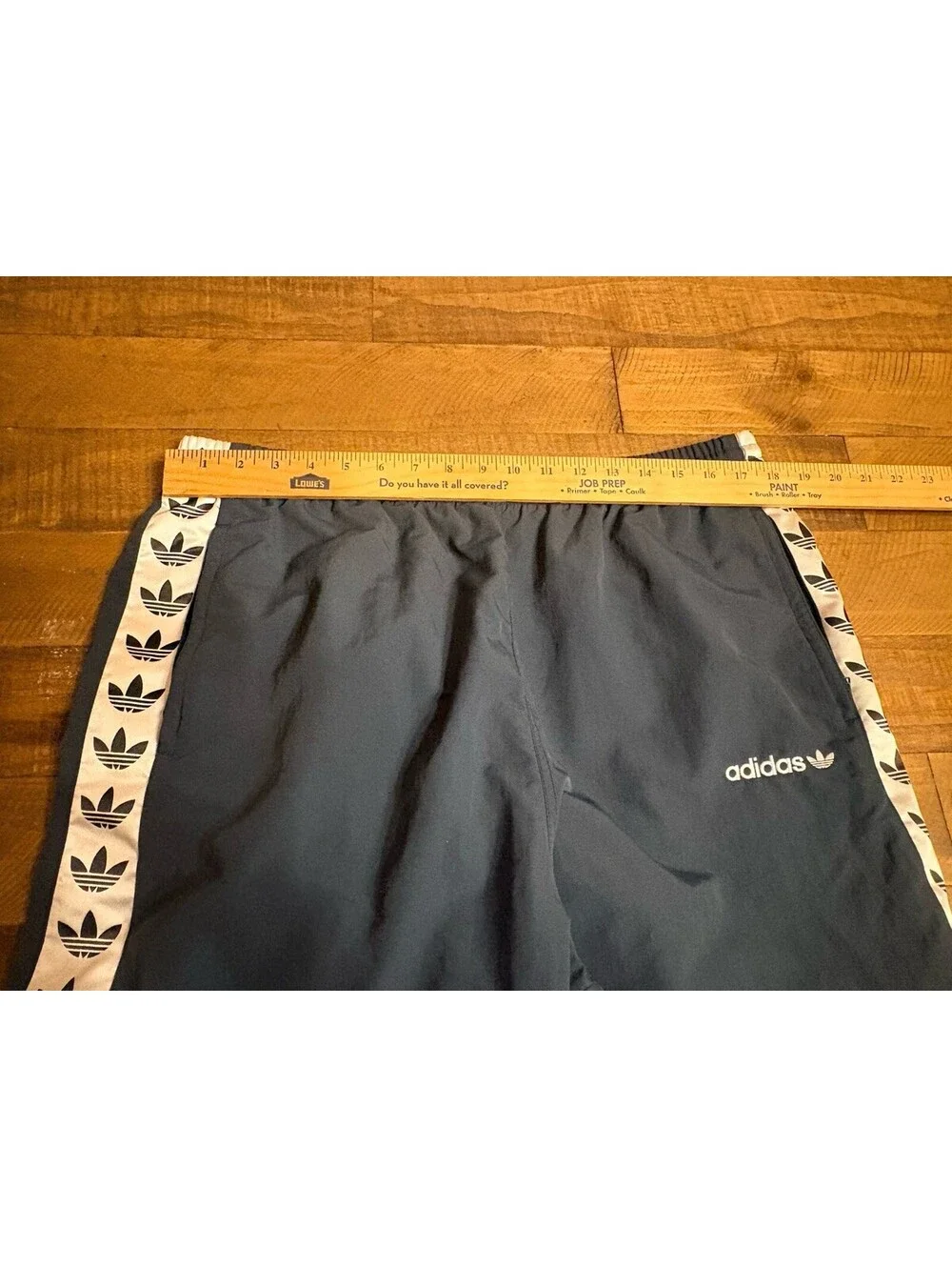 adidas Originals TNT Trefoil Tape Ankle Zip Track Pants Men XL Green Y2K